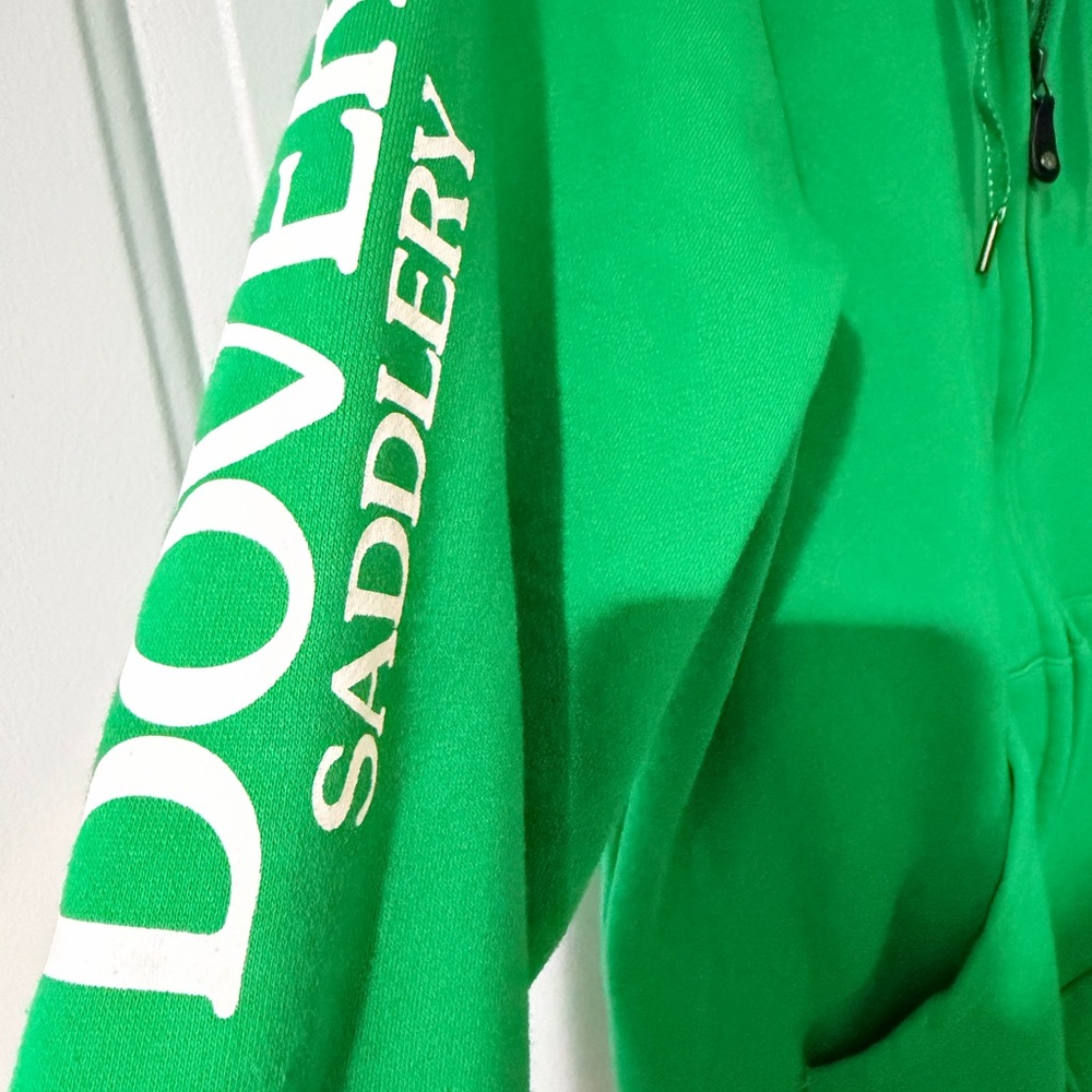 Dover Women's Green Hoodie Sweater - Picture 3 of 4